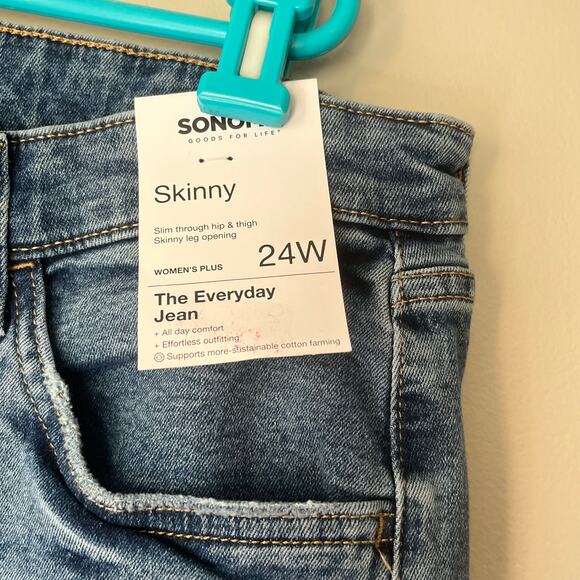 NWT! Sonoma The Everyday Skinny Jean Medium Wash Size 24W - Picture 13 of 16